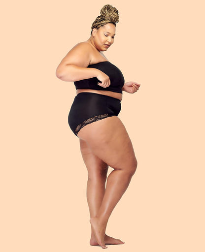 Barbra Lingerie Womens Briefs Underwear Tummy Control Panties S-Plus Size 4 Pack Girdle Panty