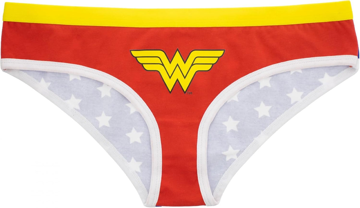 COCO BRANDS Justice League Women's Cosplay Bikini Panty Underwear 3-Pack