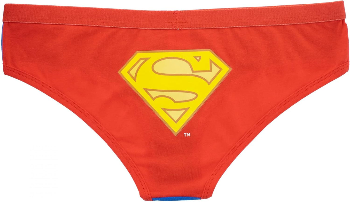 COCO BRANDS Justice League Women's Cosplay Bikini Panty Underwear 3-Pack