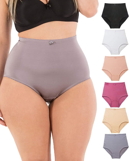 Barbra Lingerie Women's High-Waist Light Tummy Control Girdle Panties