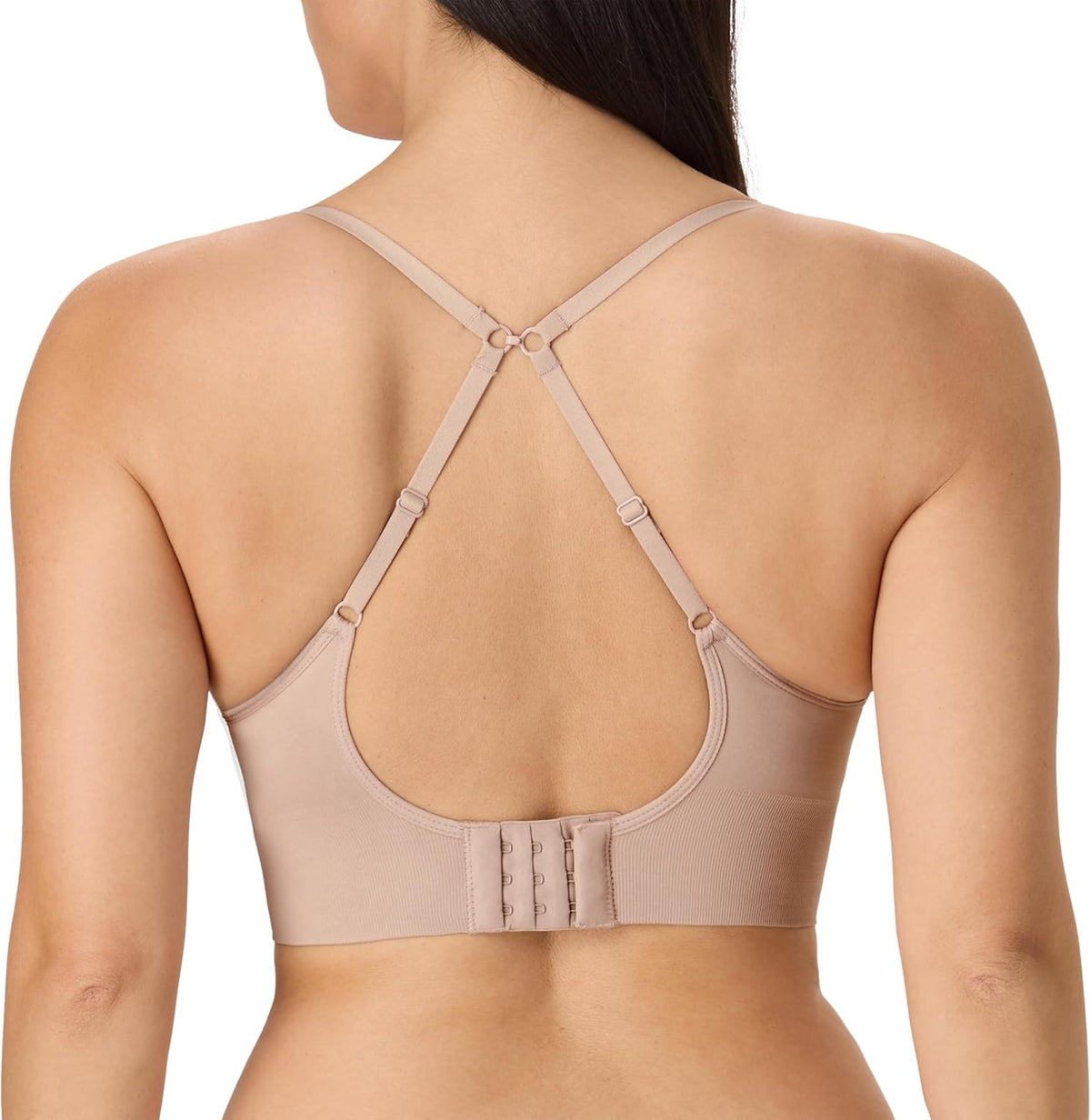 Maidenform Women's Push-up Bra, M Seamless Lift Longline Bralettes Bras for Women, Seamless, Convertible (Plus Sizes, Too)