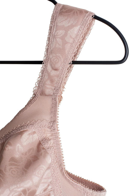 Playtex Women's Wireless Bra, 18 Hour Plus-Size Bras Available, Full Coverage, Smoothing, 4693, Single or 2-Pack
