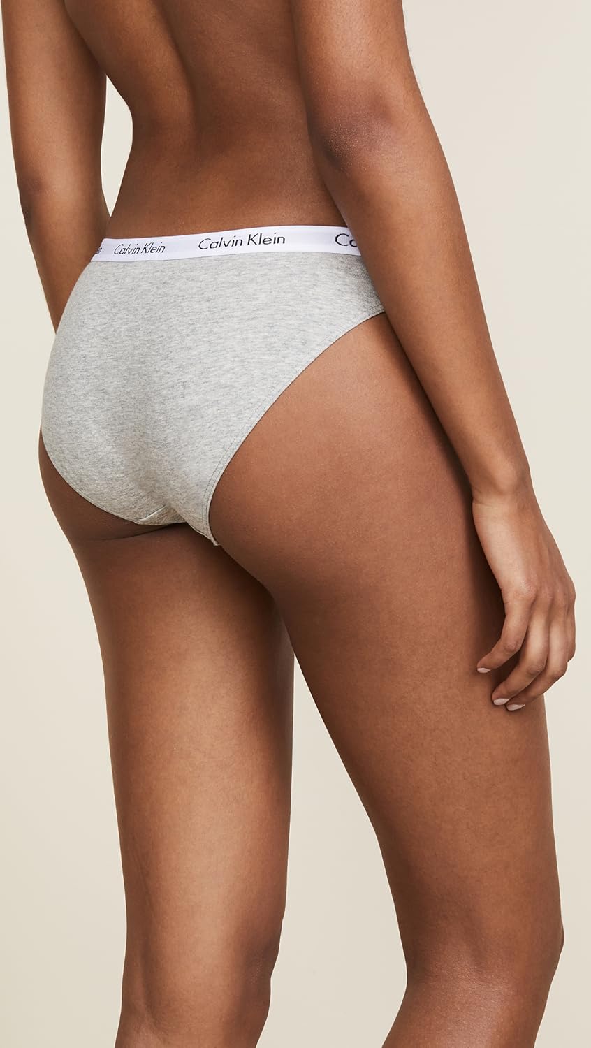 Calvin Klein Women's Carousel Logo Cotton Stretch Bikini Panties, 3 Pack